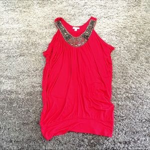 Cache dress tank top